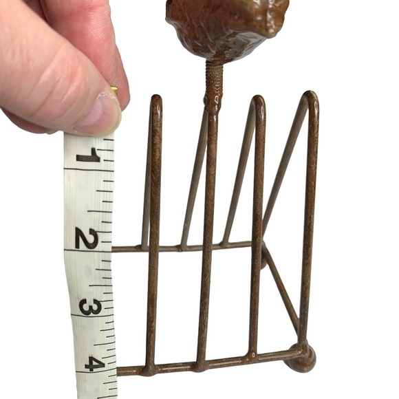 Albeua Stoneware Bird Rectangle Drink Coasters with Iron Works Stand “Holder” - Picture 10 of 14